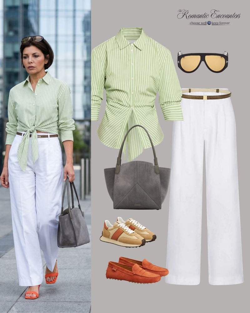 Lime Green & White: Forever Elegant