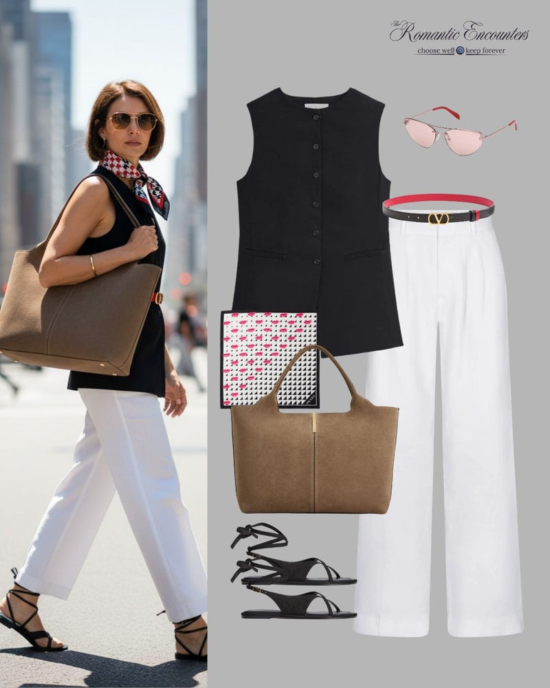 Tailored Vest: A classic Chic