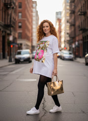 Basic Cotton T-Shirt - Laminated Print