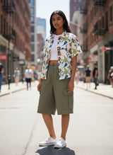 Beige Linen Blouse