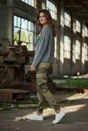 Knitwear Floral Appliqué