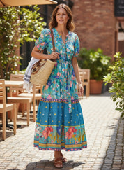 Floral Summer Shirt-Dress