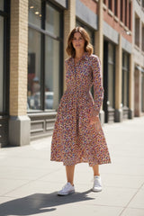 Rouge Floral Dress Organic Cotton