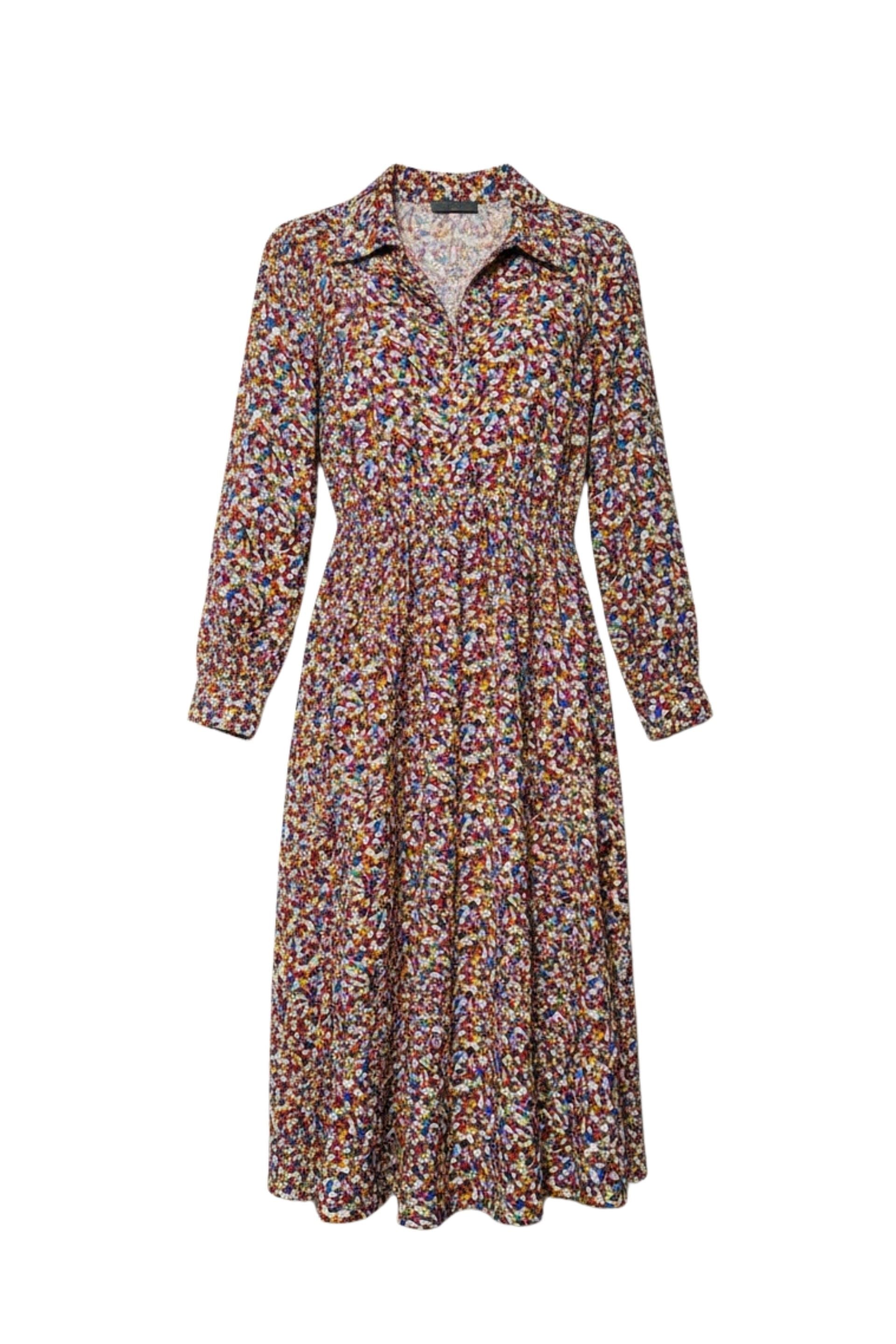 Rouge Floral Dress Organic Cotton