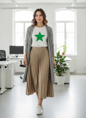 Basic Cotton T-Shirt Star Printed