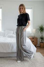 Lounge Pants Stripe Recycled Polyester