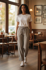 Lounge Pants Stripe Organic Cotton