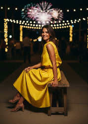 Taffeta Skirt & Top Set
