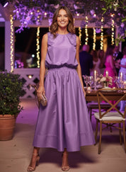 Taffeta Skirt & Top Set